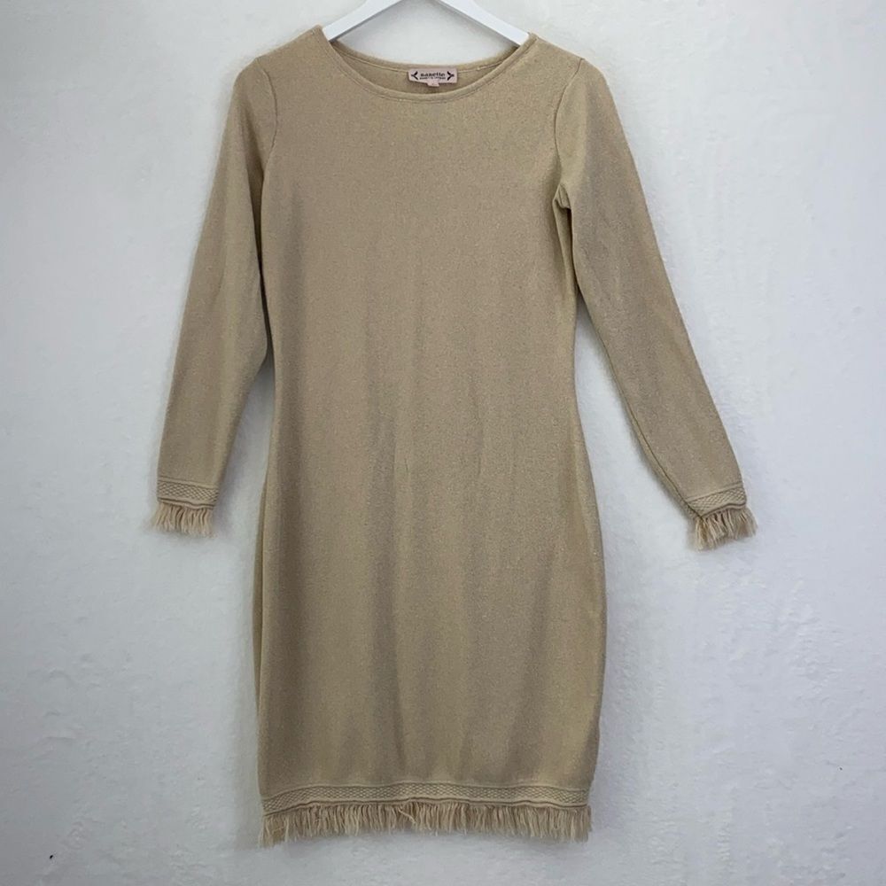 Nanette Lenore Stretch Long Sleeve Knit Dress